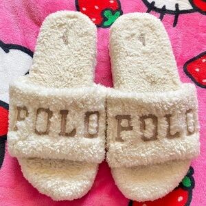 Polo Ralph Lauren Sherpa slides